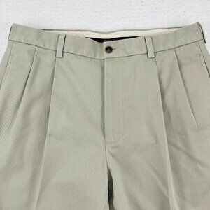 Brooks Brothers Elliot Advantage Chinos Mens 33x29 (33x28.5) Khaki Pants Cotton